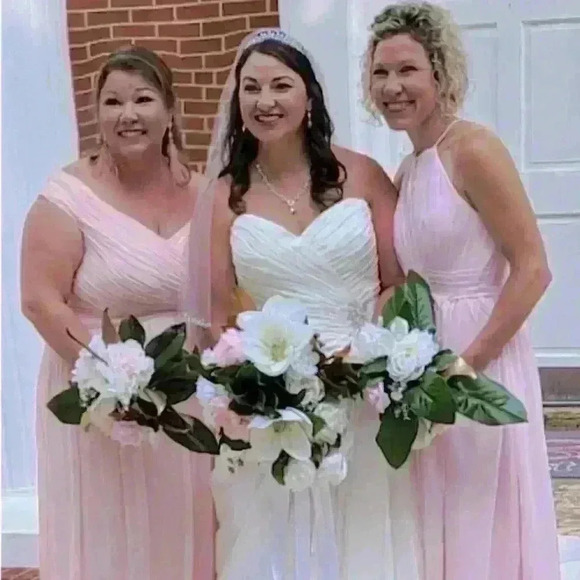 None Dresses & Skirts - Blush pink bridesmaid dress
